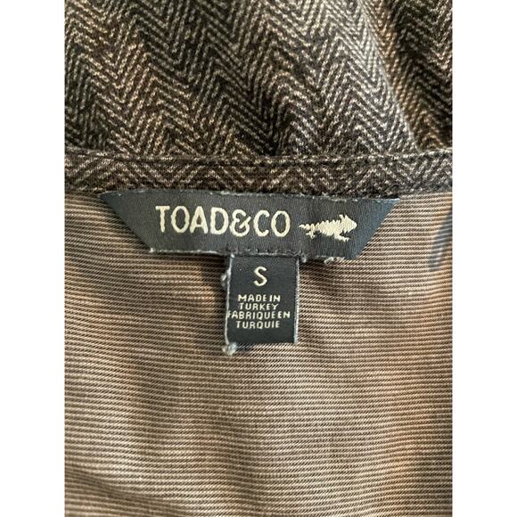 Toad and Co. C-Neck Belted Wrap Sleeveless A-Line Dress S - Picture 5 of 7